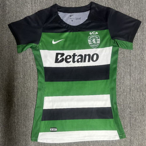 Sporting Lisbon Home Women Jersey 24/25