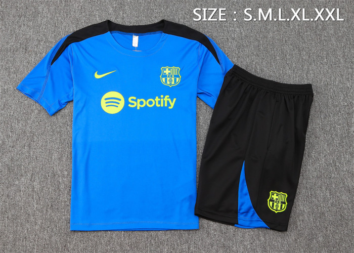 Barcelona Training Short Sleeve Suit 24/25