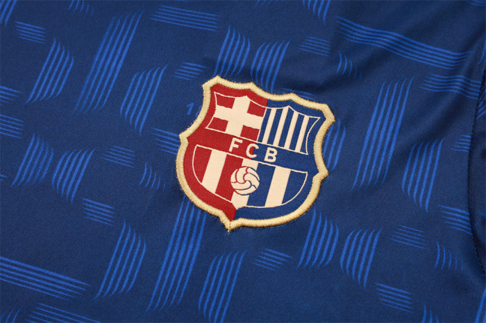 Barcelona Training Short Sleeve Suit 24/25