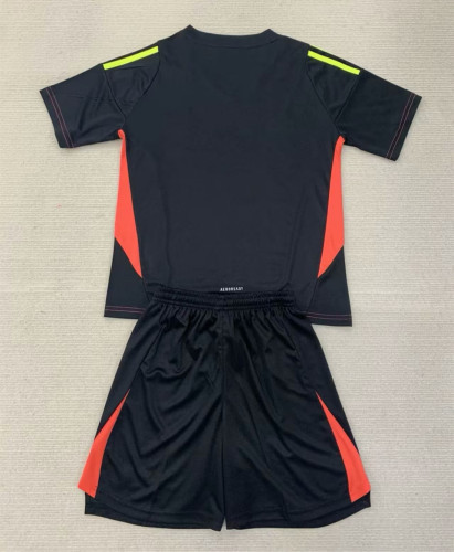 Real Madrid Goalkeeper Kids Suit 24/25 Black