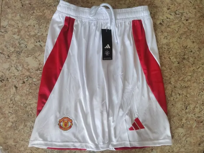 Manchester United Home Shorts 24/25 White