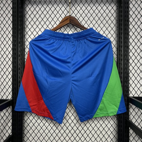 Italy Euro 2024 Home Shorts Blue