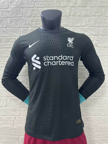 Liverpool Away Player Version Long Sleeve Jersey 24/25