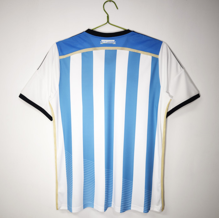Argentina Home Retro Jersey 2014