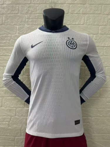 Inter Milan Away Player Long Sleeve Jersey 24/25