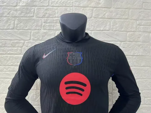 Barcelona Away Player Long Sleeve Jersey 24/25