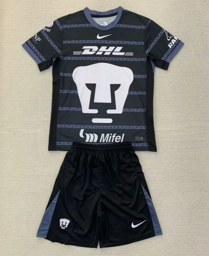 Pumas UNAM Goalkeeper Kids Suit 24/25 Black