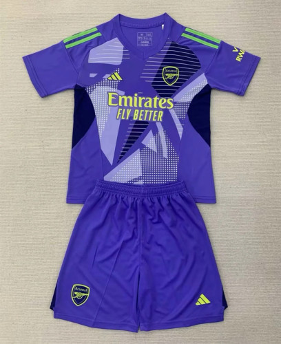 Arsenal Goalkeeper Kids Suit 24/25 Purple