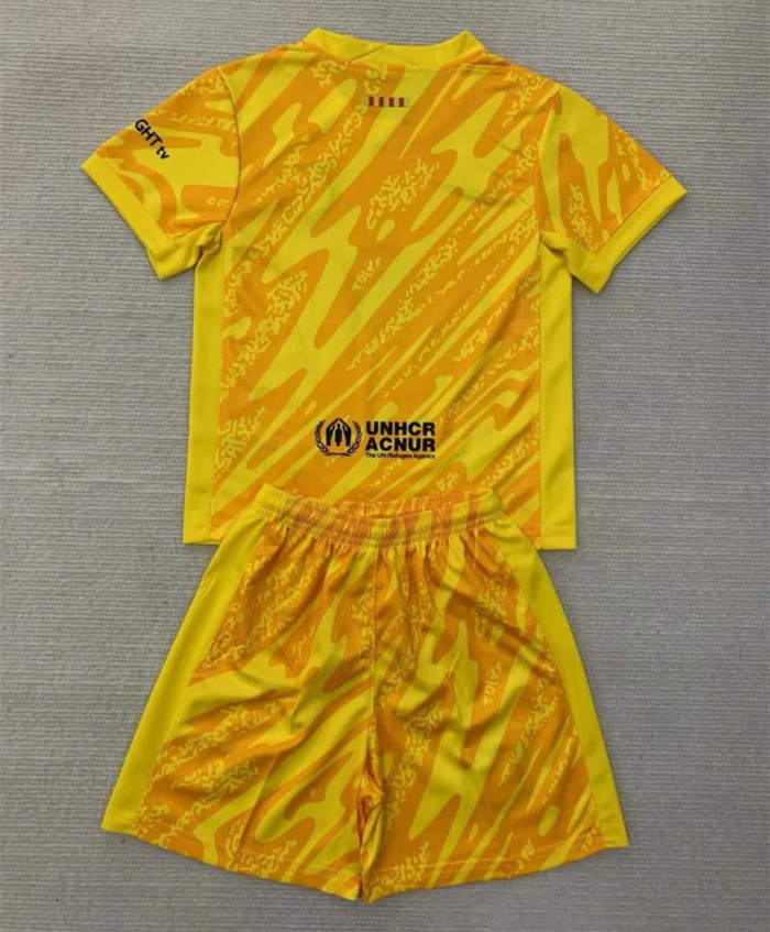Barcelona Goalkeeper Kids Suit 24/25