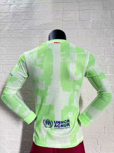 Barcelona Third Player Long Sleeve Jersey 24/25