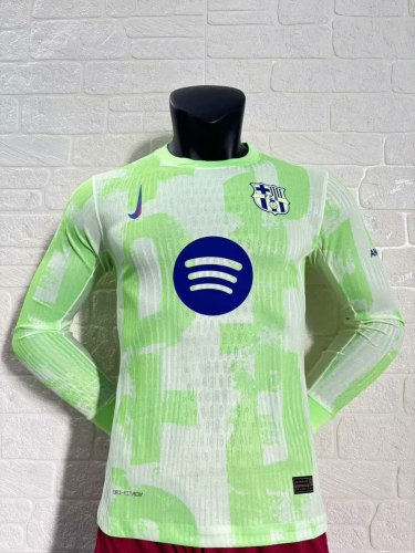 Barcelona Third Player Long Sleeve Jersey 24/25