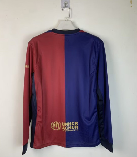 Barcelona Man Home Long Sleeve Jersey 24/25