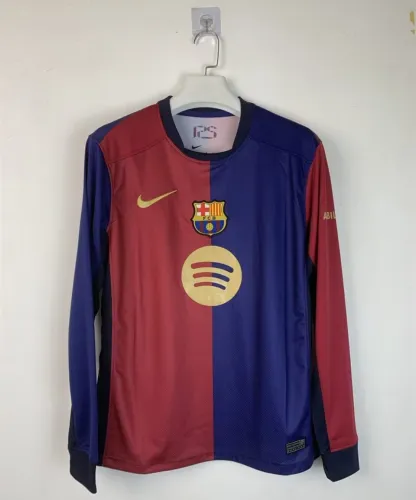 Barcelona Man Home Long Sleeve Jersey 24/25