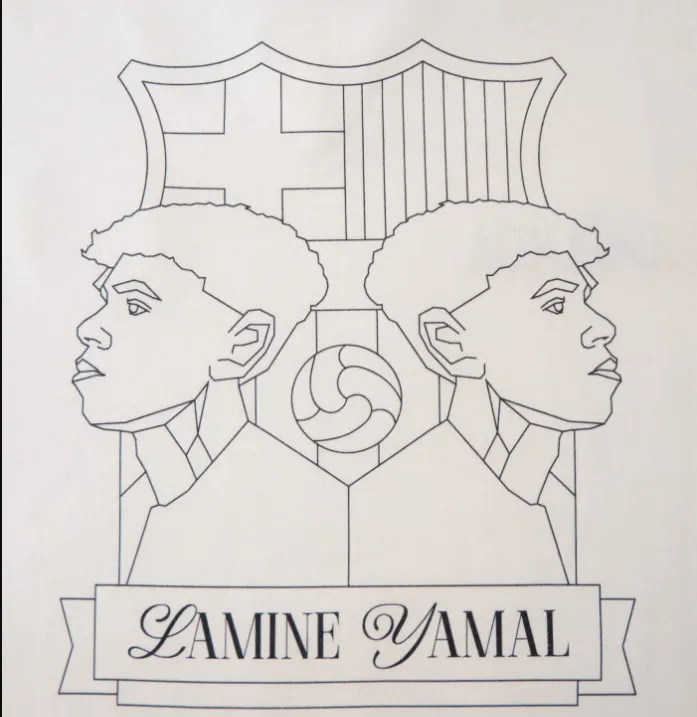 Barcelona Polo shirt Lamine 304
