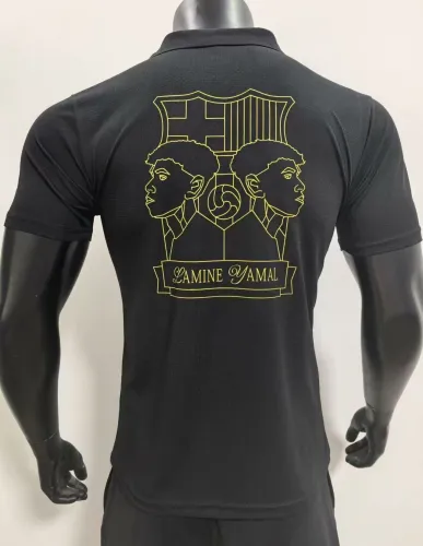 Barcelona Polo shirt Lamine 304 Player Version Black