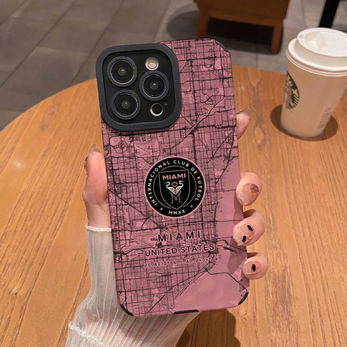 Football Phone Case For iPhone 16 16PRO 16PROMAX 15 15PRO 14 12 11 XS Max Matte Shockproof Soft Silicone Cover