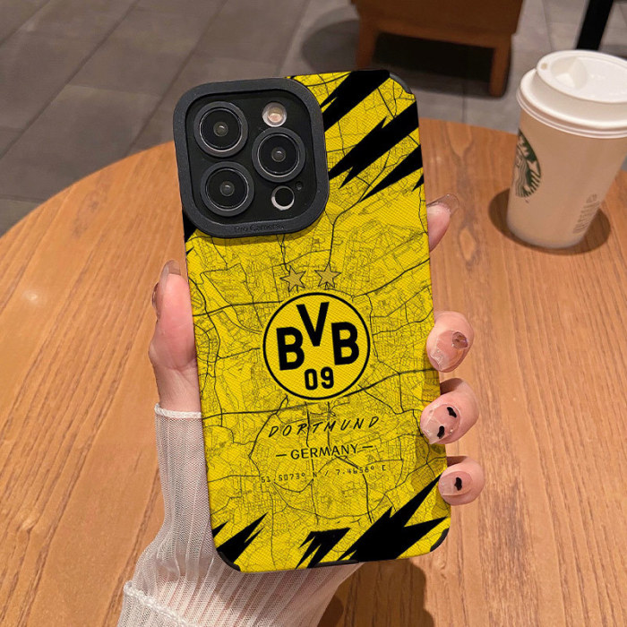 Football Phone Case For iPhone 16 16PRO 16PROMAX 15 15PRO 14 12 11 XS Max Matte Shockproof Soft Silicone Cover