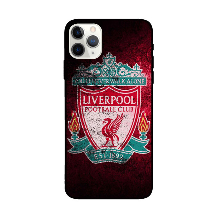 Football team logo mobile phone case for  iphone14 Pro max 13 15 frosted anti-fall soft shell