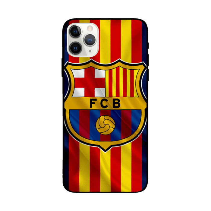 Football team logo mobile phone case for  iphone14 Pro max 13 15 frosted anti-fall soft shell