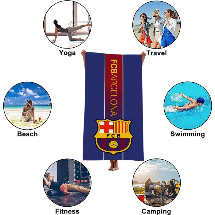 Football F.Cs Towel Microfiber Beach Towel Absorbent Quick dry Soft Yoga Swimming Resort Mountain Climbing Towel