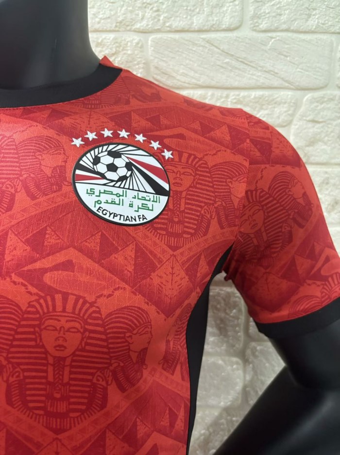 Egypt 2025 Home Player Version Man Jersey