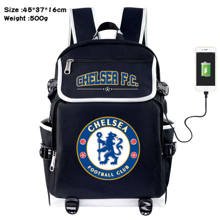 Football Team Emblem Backpack Students Shoulder Bags Travel Bag College School Backpacks