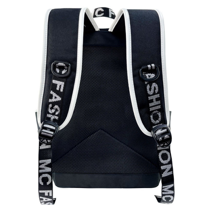 Football Team Emblem Backpack Students Shoulder Bags Travel Bag College School Backpacks