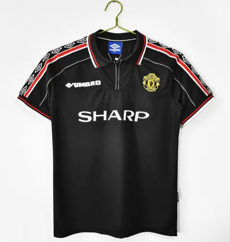 Manchester United Home Retro Jersey 1998/99 Black Version