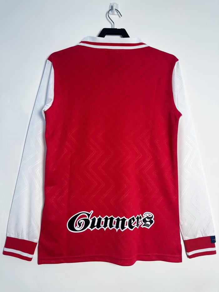 Arsenal Home Long Sleeve Retro Jersey 1996/97