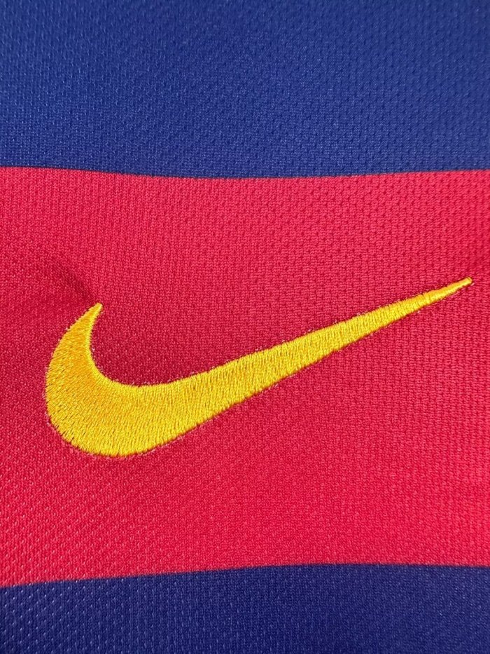 Barcelona Home Long Sleeve Retro Jersey 2015/16