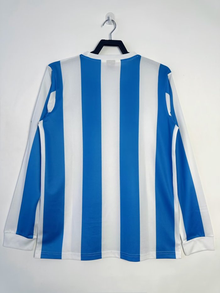 Argentina Home Long Sleeve Retro Jersey 1986