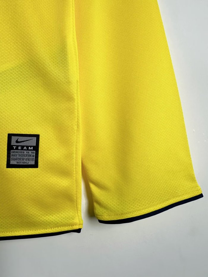 Barcelona Away Long Sleeve Retro Jersey 2008/09