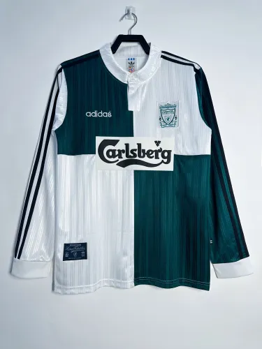 Liverpool Away Long Sleeve Retro Jersey 1995/96