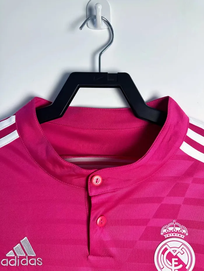 Real Madrid Away Long Sleeve Retro Jersey 2014/15