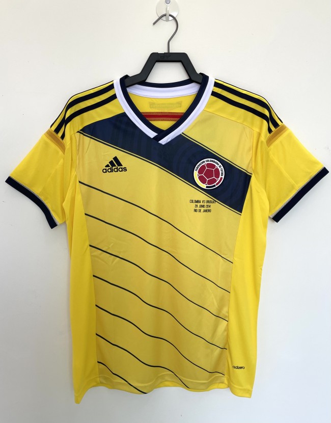 Colombia Home Retro Jersey 2014