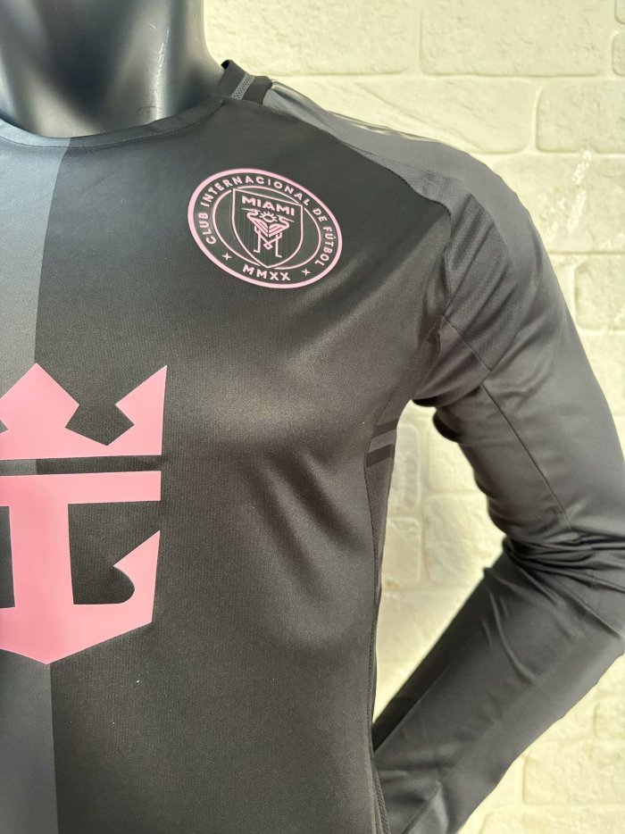 Inter Miami Away Man Player Version Long Sleeve Jersey 25/26