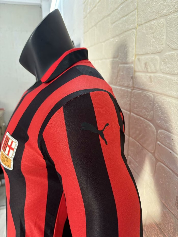 AC Milan 125th Anniversary Player Long Slleve Jersey 25/26