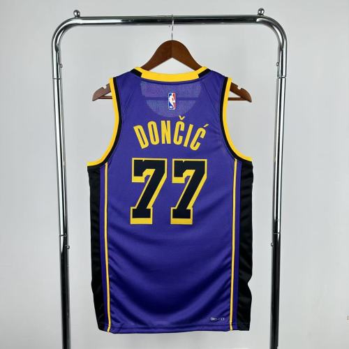 Luka Dončić Los Angeles Lakers Swingman Jersey Purple
