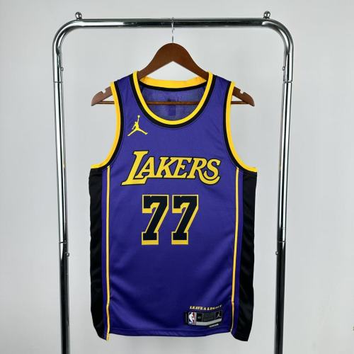 Luka Dončić Los Angeles Lakers Swingman Jersey Purple