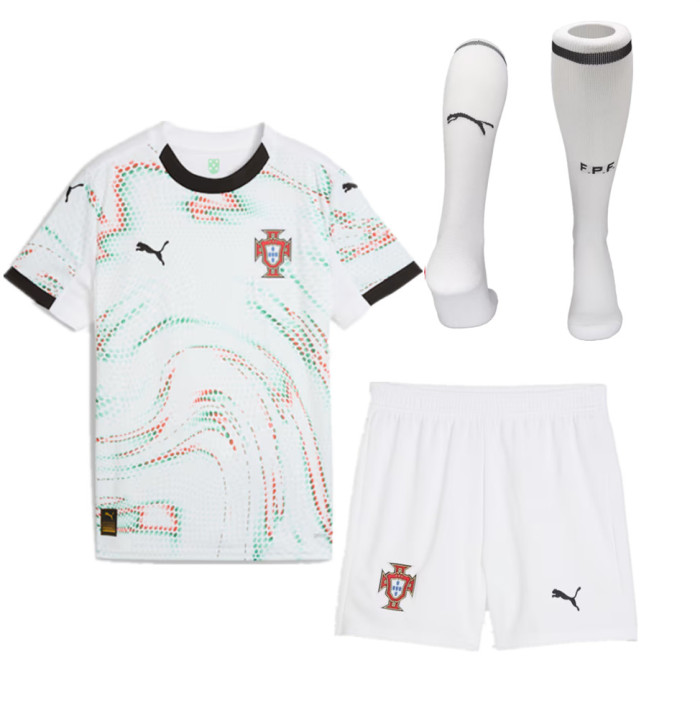 Portugal 2025 Away Kids Suit & Socks
