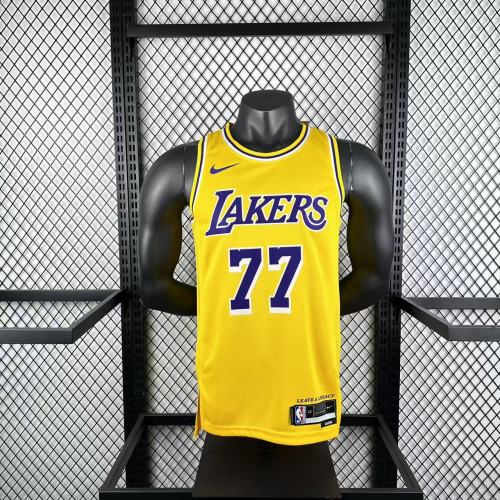 Luka Dončić Los Angeles Lakers Swingman Jersey Yellow
