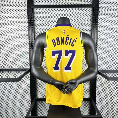 Luka Dončić Los Angeles Lakers Swingman Jersey Yellow