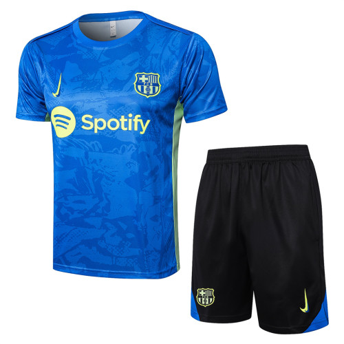 Barcelona Training Short Sleeve Suit 24/25