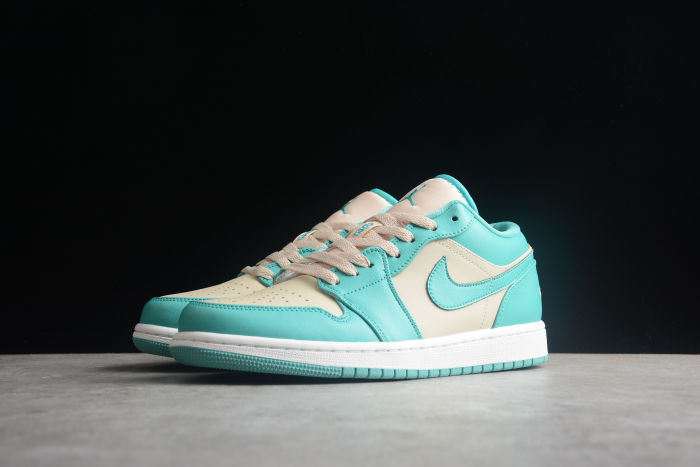 Air Jordan 1 Low Tropical Teal Sandy Beige DC0774 131