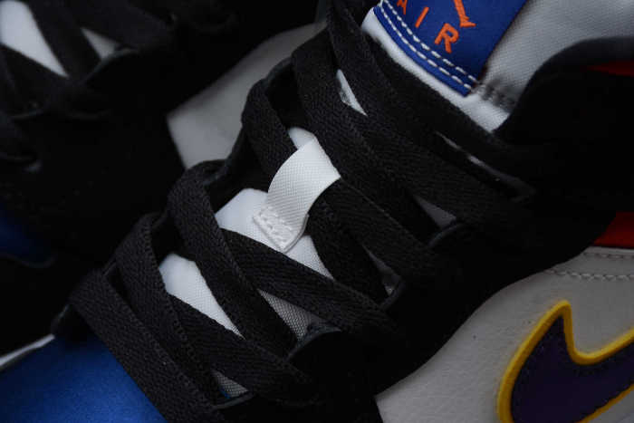 Air Jordan 1 Mid Lakers Top 3 Satin Purple Swish BQ6931-005