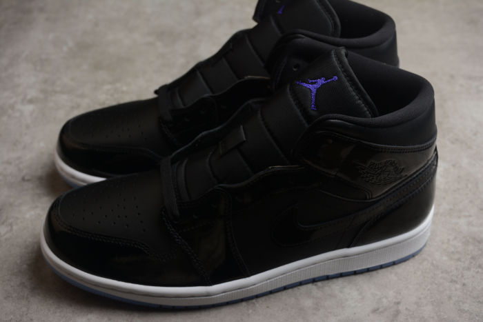 Air Jordan 1 Mid GS Deep Black