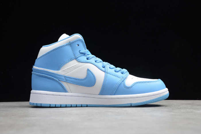 Air Jordan 1 Mid Retro UNC University Blue 554724-106