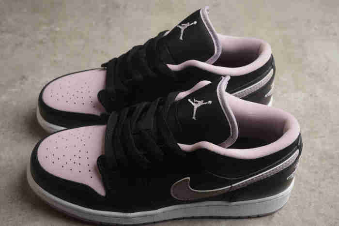 Air Jordan 1 Low SE Black Iced Lilac Purple White DV1333-051