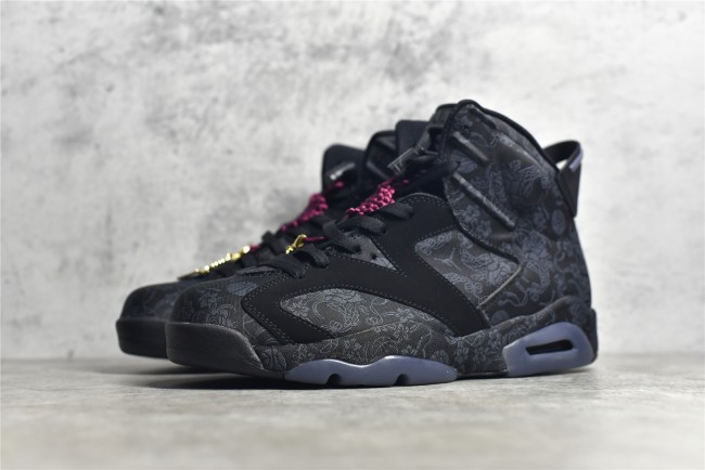 Air Jordan Retro 6 SD “Singles Day” Triple Black DB9818-001