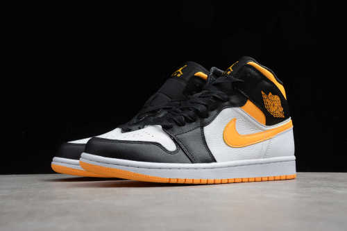 Air Jordan Retro 1 Mid SE Black Laser Orange CV5276-107